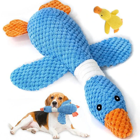 Interactive Squeaky Plush Pet Toy